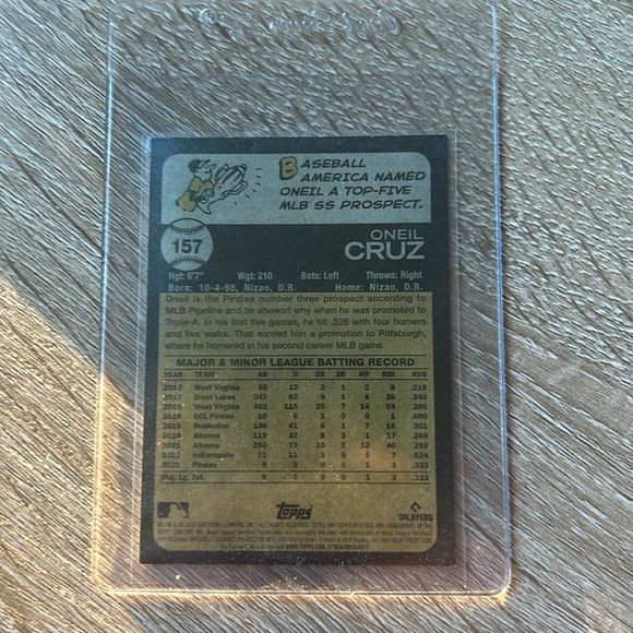 Baseball card - Picture 2 of 2